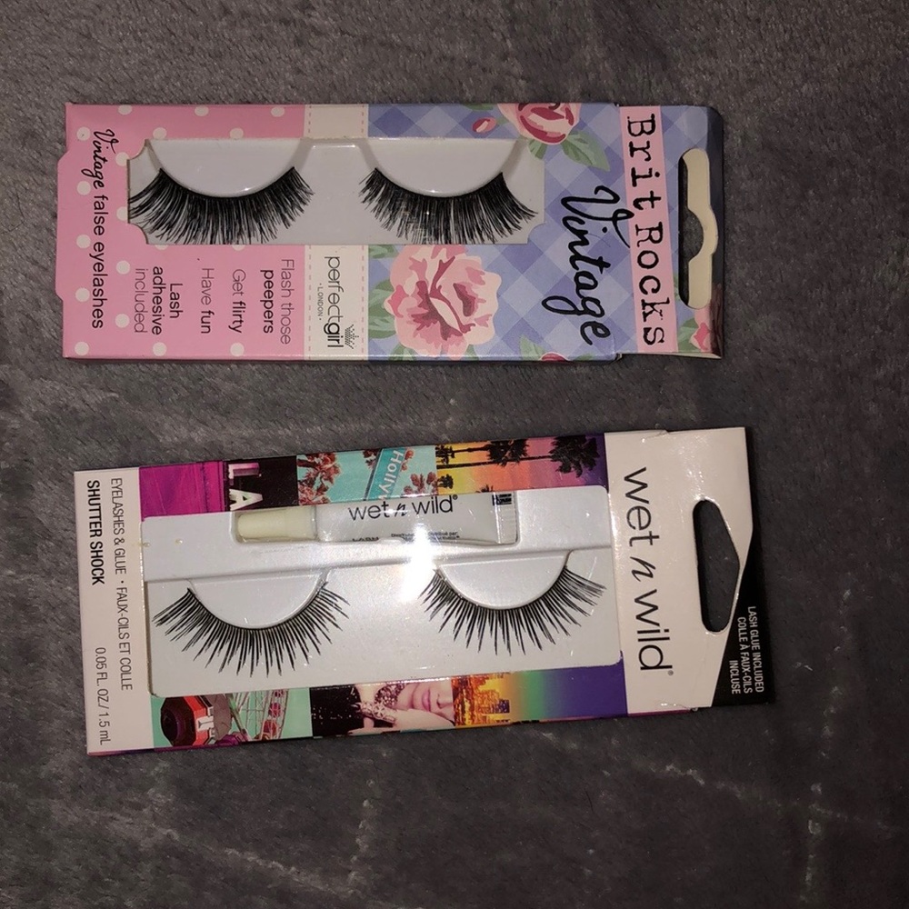 **BRAND NEW** Wet n Wild and Brit Rocks lashes